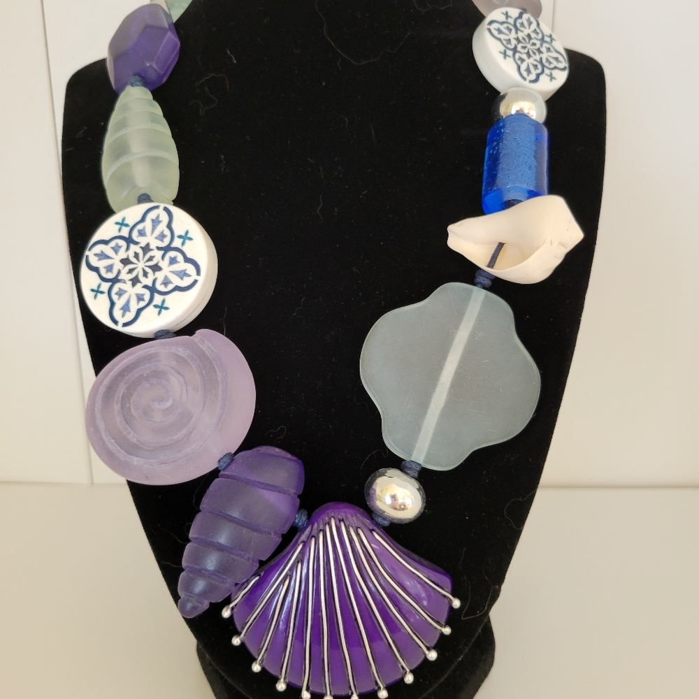 Chicos nautical beach necklace